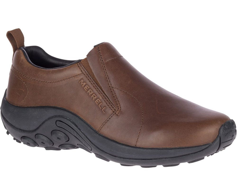 Merrell Slip Ons Brown - Jungle Moc Leather 2 - Mens 75NIMYGVW